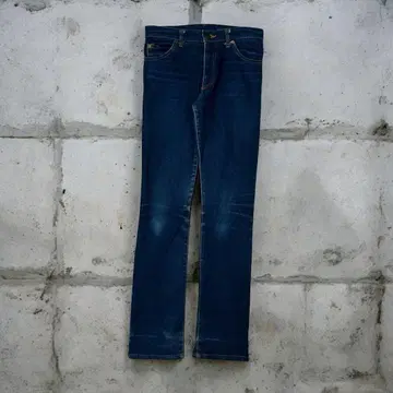 새상품급 스픽앤스팬 테이퍼드 데님 38 M 상당 미 실루엣