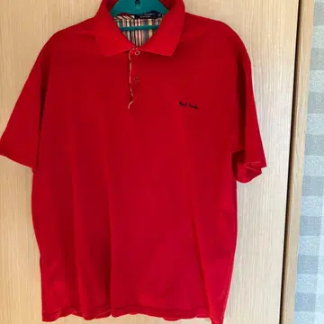 Paul Smith 레드 피케 셔츠 XL