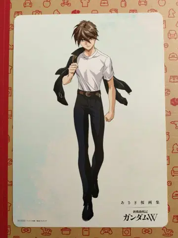 건담 W 30주년 기념 애니메이트 한정판 비주얼 보드 히이로 유이