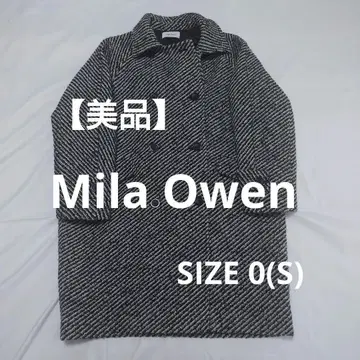 [새상품급] Mila Owen 믹스 컬러 스텐카라 코트 SIZE 0(S)