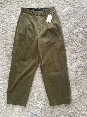 Steven Alan 코듀로이 슬랙스 올리브 M 사이즈