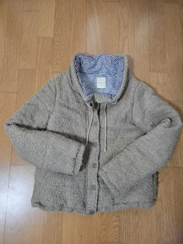 블루종 베이지 점퍼 레이빔즈