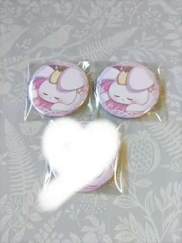 이레이스 쇼토 캔뱃지 화이트 블랙조