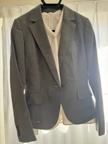 THE SUIT COMPANY 그레이 수트 셋업 상하의 38