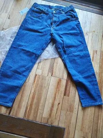 미사용 새상품 lee 이지 테이퍼드 팬츠 lm8504 라이트 인디고 L