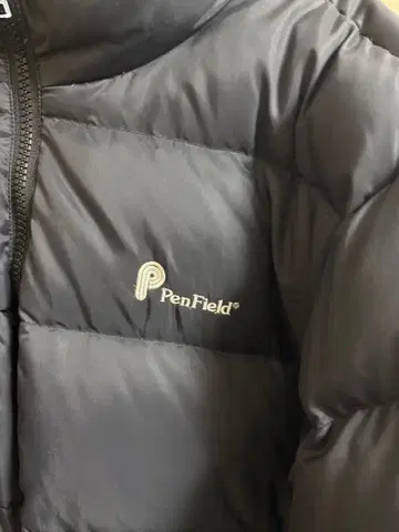 PenField 블랙 다운 자켓