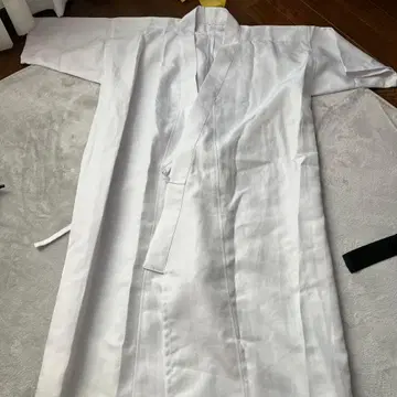 흰색 도복 코튼제