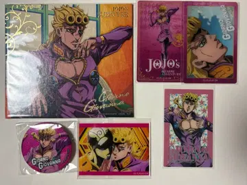 죠죠의 기묘한 모험 죠르노 카드 캔뱃지 색지