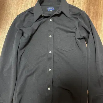 BEAMS 블랙 긴팔 셔츠 L