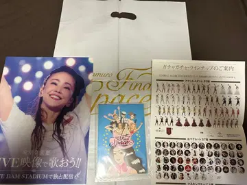 아무로 나미에 한정판 굿즈 엽서 플라이어