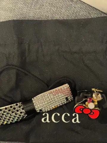 acca 스톤 부착 헤어 액세서리 레어 상품