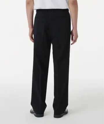 와이드 히든 밴딩 슬랙스 [블랙]