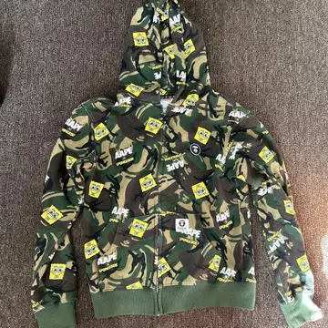 Aape 스펀지밥 후드티 M 사이즈
