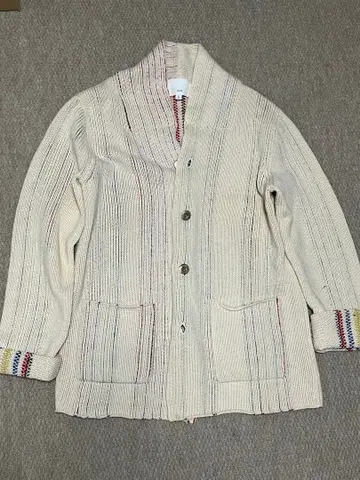 SHIPS 아이보리 빈티지 가디건 L