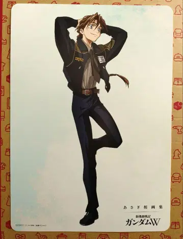 건담 W 30주년 기념 애니메이트 한정판 비주얼 보드 듀오 맥스웰