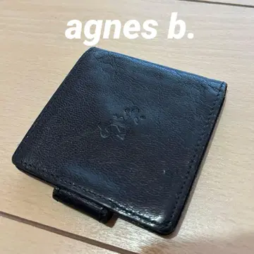 아네스베 블랙 가죽 코인 케이스