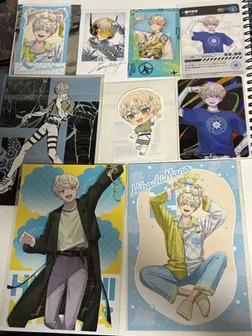 니지산지 히바치 마나 종이류 굿즈 세트