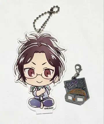 진격의 거인 한지 캐릭터 아기 아크릴 키링 USJ 참 세트