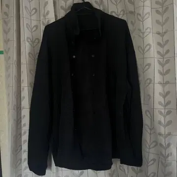 블랙 헤링본 셔츠 긴팔