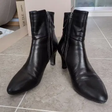 리갈 가죽 부티 24cm 블랙