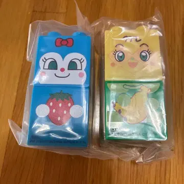 미사용 새상품 호빵맨 코킨짱 멜론빵나짱 세트 레고 블록