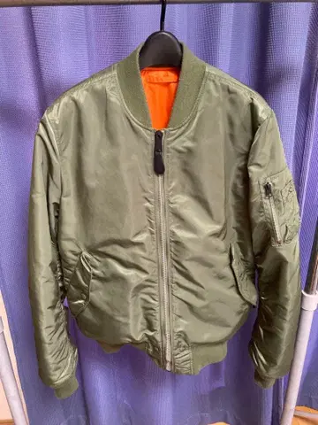 ALPHA MA-1 플라이트 자켓 세이지 그린