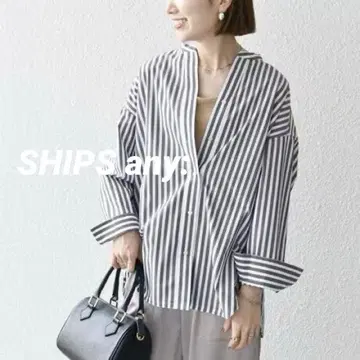 SHIPS any: REPREVE 밴딩 칼라 셔츠