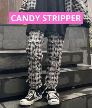 [ Candy stripper ] FLIRTY RIBBON 팬츠 블랙