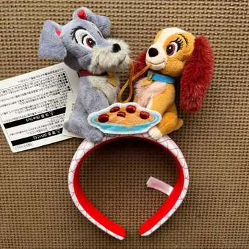 디즈니 101마리 강아지 이야기 강아지 머리띠 레이디 & 트램프