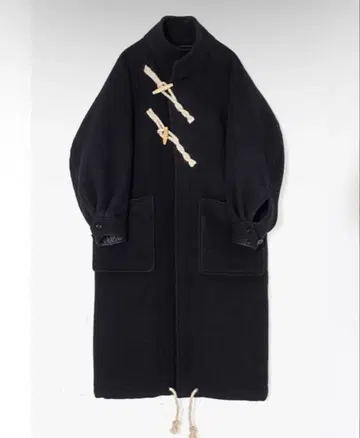 HYKE DOUBLE FACE DUFFEL COAT