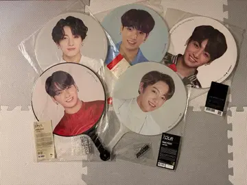 BTS 정국 부채 5장 세트