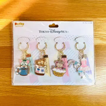 디즈니 더피 프렌즈 키체인 키링 세트 4개