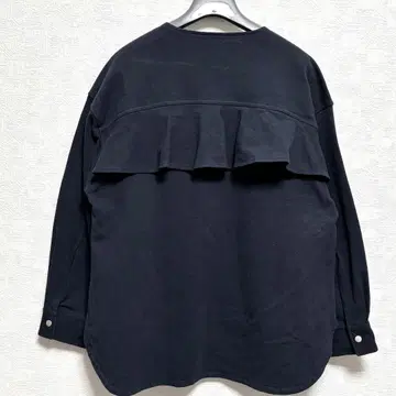 SHIPSany 쉽스에니 백 프릴 집업 블루종 네이비 F