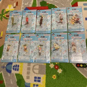 새상품 제일복권 스파이 패밀리 G상 아크릴 스탠드 10종 컴프 세트