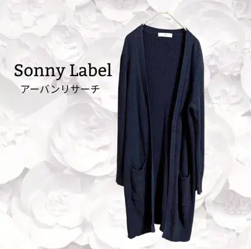 어반 리서치 [ 써니 라벨 ] 롱 가디건 [ F ] 네이비 코튼