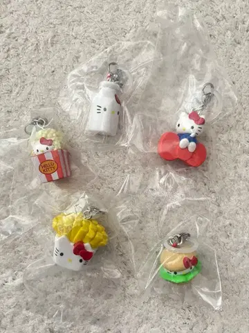 헬로키티 아메리칸 가챠가챠 메지루시 액세서리 5개 세트