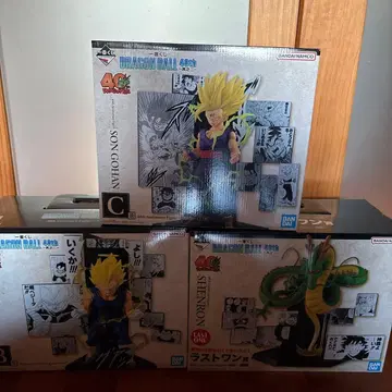 드래곤볼 40주년 1번 복권 신룡 베지터 오반 B C 라스트 원상 피규어