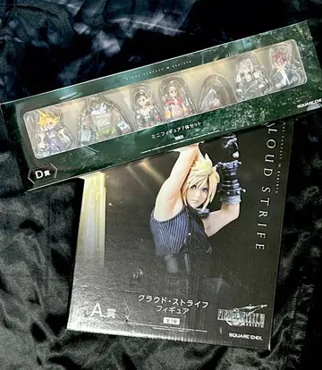 FINAL FANTASY 제일복권 A상 클라우드 D상 미니 피규어 세트