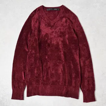 y2k 00s SCHLUSSEL Crushed velour knit