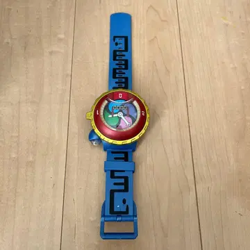 캐릭터 디지털 시계 파랑