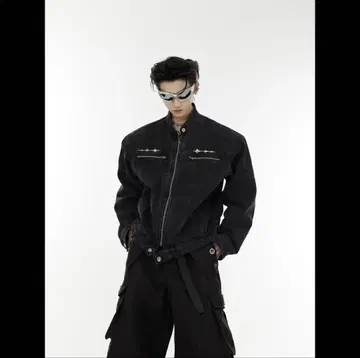 ARGUECULTURE 블랙 데님 자켓