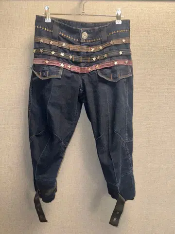 마리떼 프랑소와 저르보 별 모양 다크 블루 캐주얼 팬츠