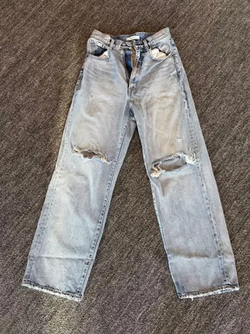 MOUSSY 데미지 가공 데님