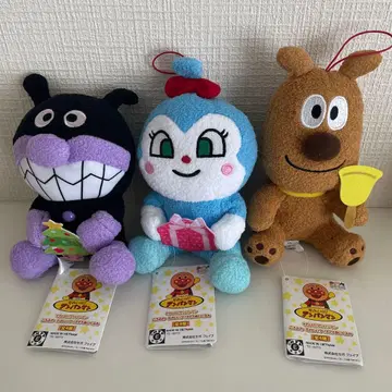 호빵맨 코로후와 즐거운 크리스마스 봉제 인형 3종 세트