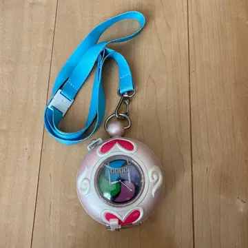 캐릭터형 디지털 시계 핑크