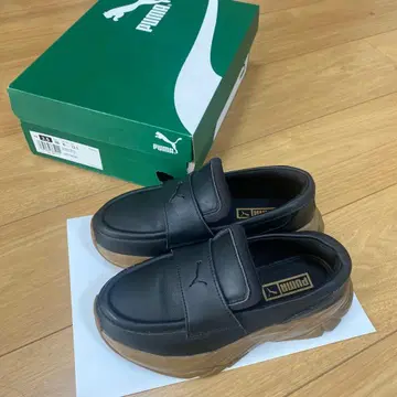 PUMA 블랙 로퍼 사이즈 22.5