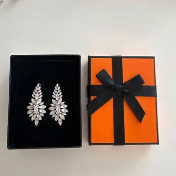 실버 귀걸이 다이아