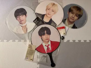 BTS 태태 부채 세트