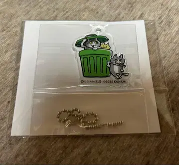 팝픈뮤직 열빙어 아크릴 키링 일하는 고양이