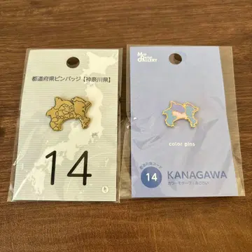 47palette 도도부현 가나가와현 핀배지 젠린